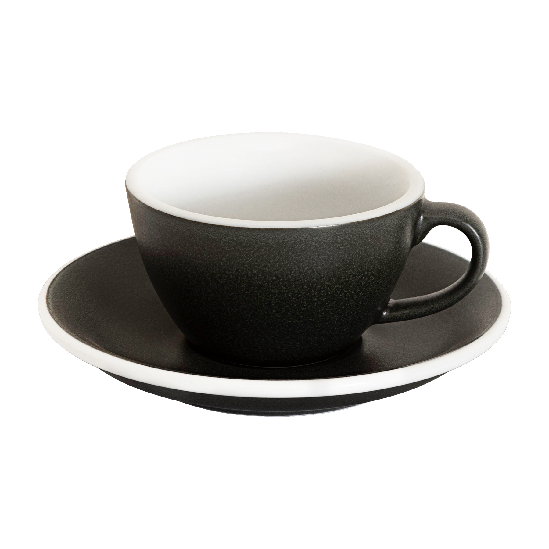 Set of 1 x 150ml Flat White Cup and Saucer
