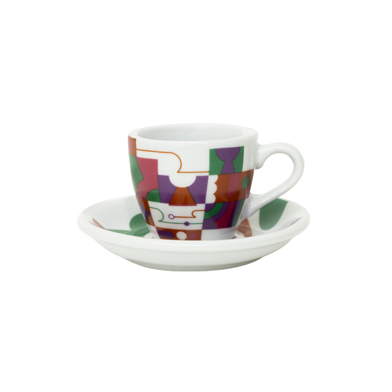 Special Edition Set of 2 80ml Espresso Cup & Saucer by TensHundredsThousands