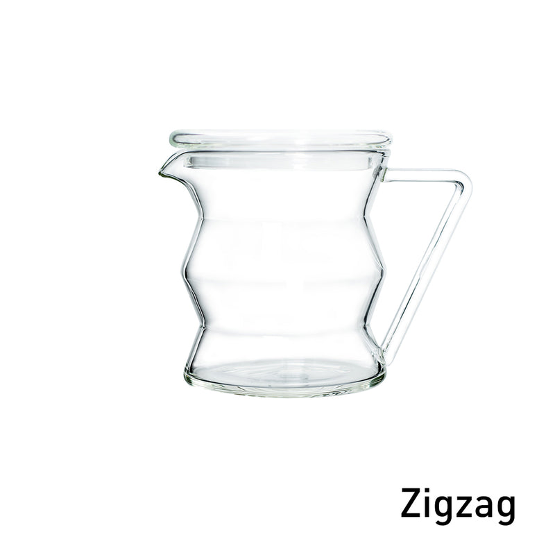 Brewers - 500ml Zigzag Glass Jug with Lid