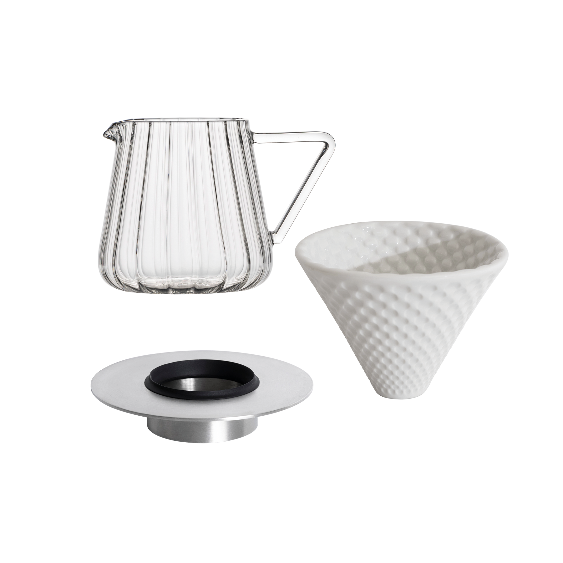 Coffee Dripper Gift Set (Strong/Brass/Tall)