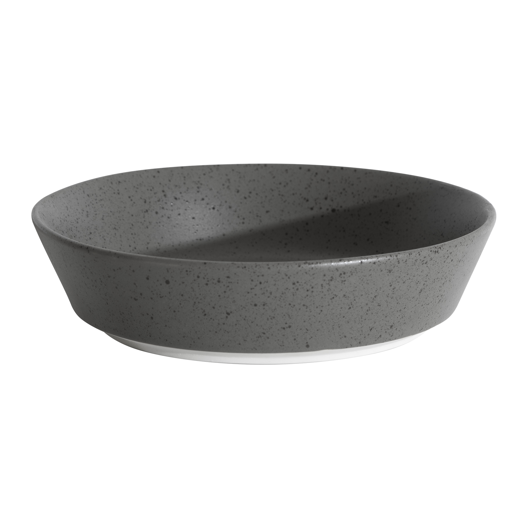 Stone 22cm Soup Plate (Granite) - by Loveramics