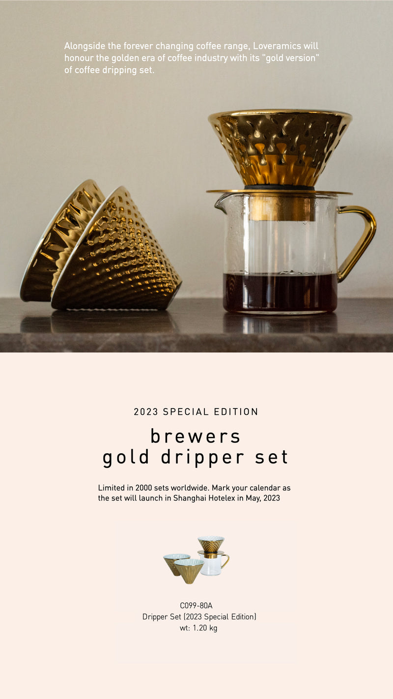 Brewers - Dripper Set (Gold Special Edition)