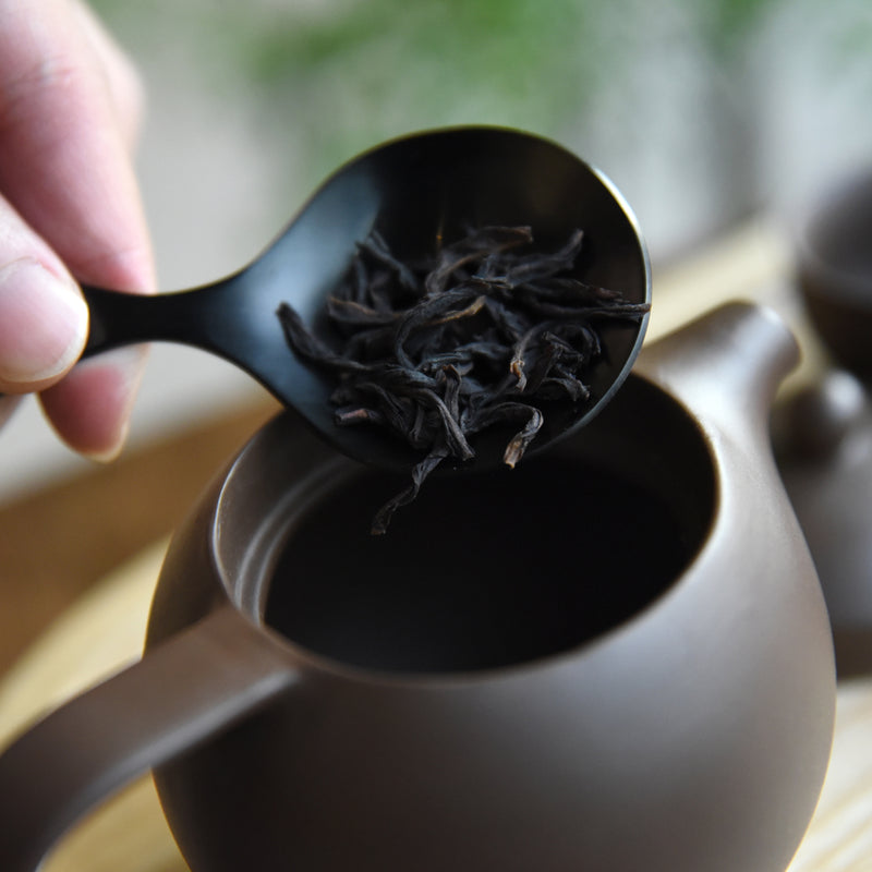 Pro Tea 9cm Tea Measure Spoon (Matte Black)