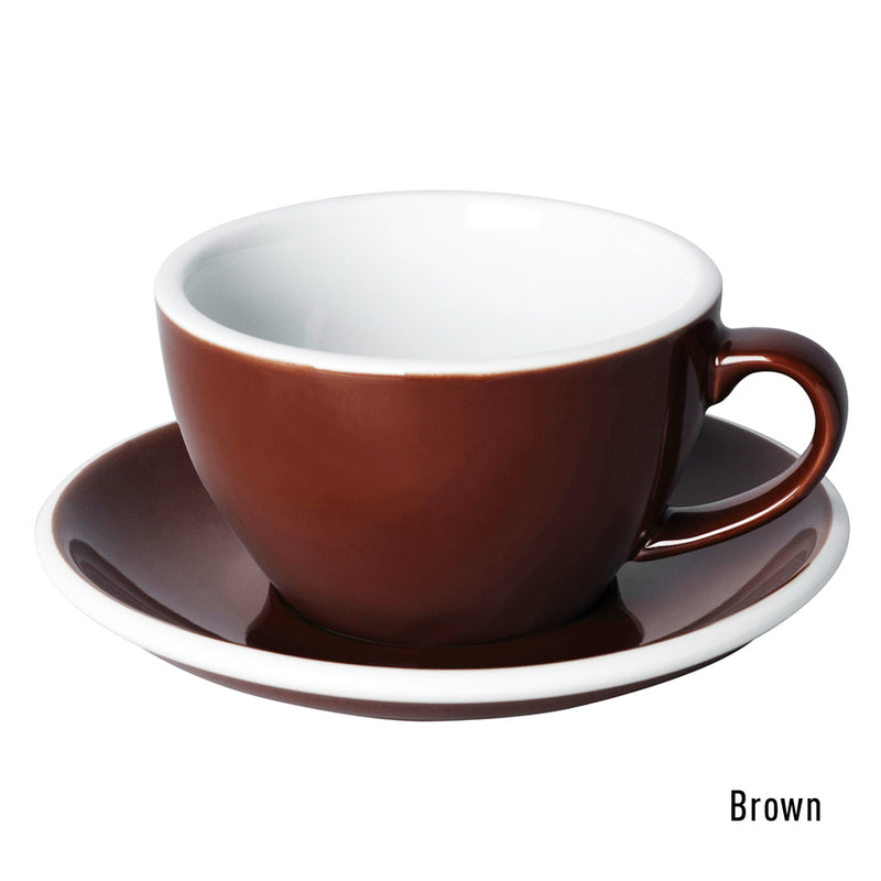 Egg Set of 1 250ml Cappuccino Cup & Saucer