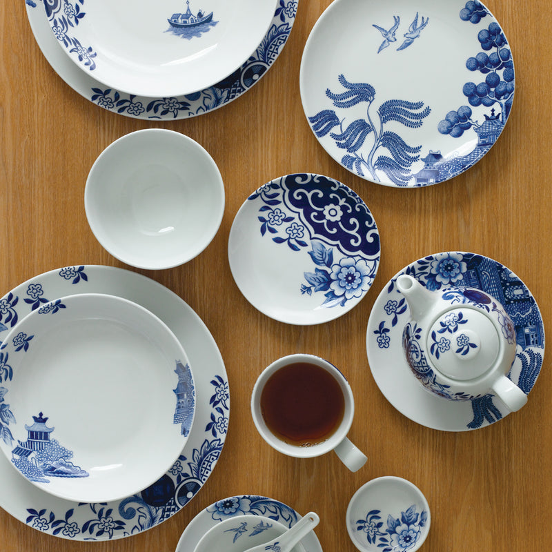 Willow Love Story - 16pc Bundle for 4 People (Oriental) (Blue)