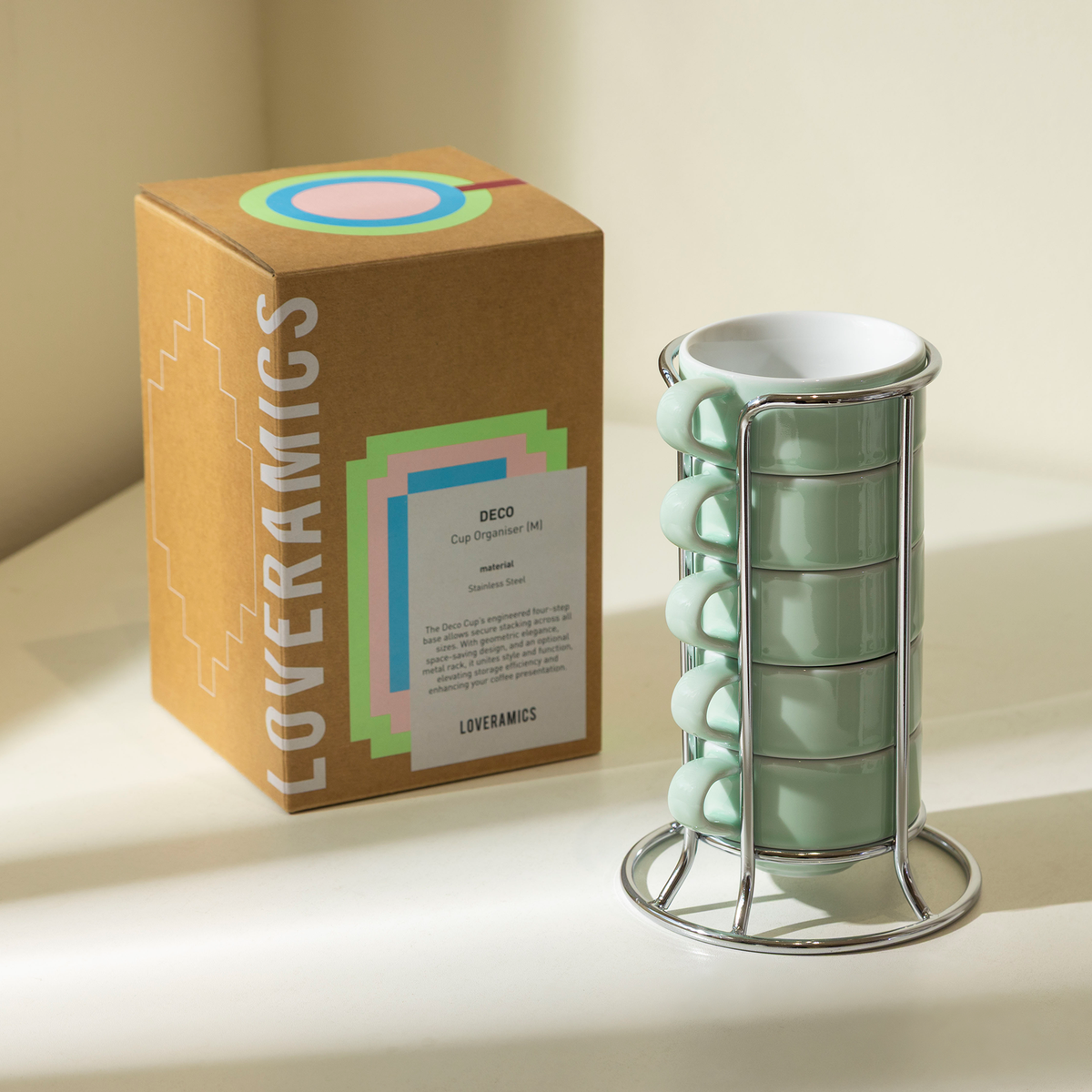 Luminarc Quadro Dessert30 デザートカップ 8個セット Loveramics Deco Set of 5 x 120ml Cortado Cups