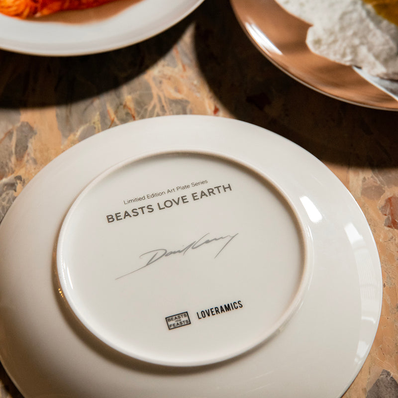 Limited Edition - Beasts Love Earth Set of 4 x 24cm Salad Plates