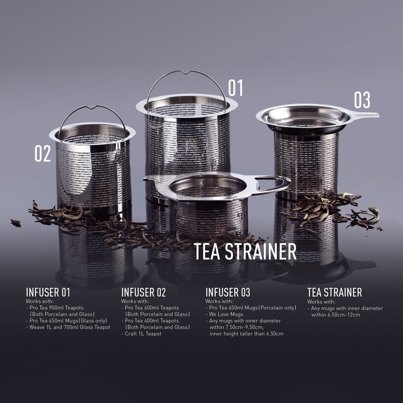 Pro Tea Tea Strainer (Metallic)