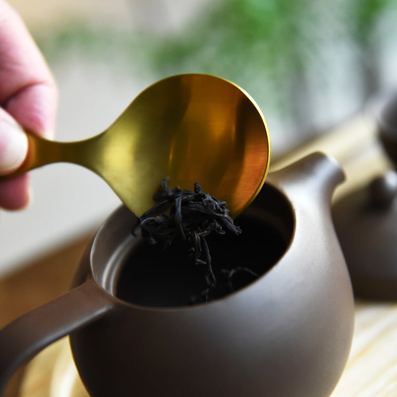 Pro Tea 9cm Tea Measure Spoon (Brass)