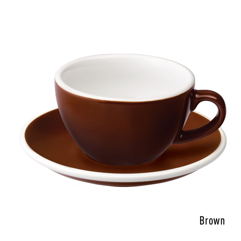 Egg Set of 1 200ml Cappuccino Cup & Saucer