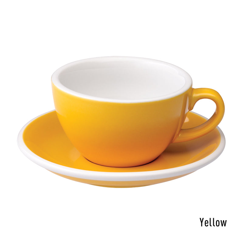 Egg Set of 1 200ml Cappuccino Cup & Saucer