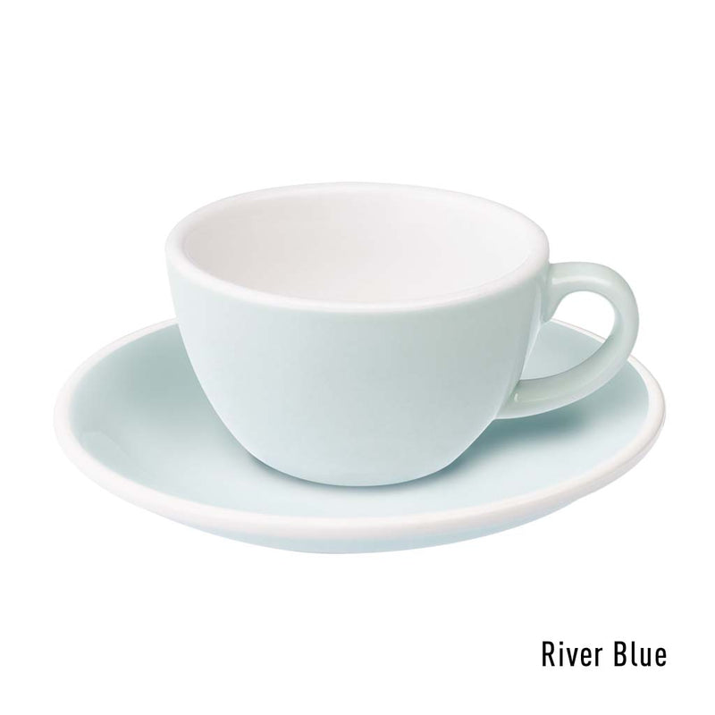 Egg Set of 1 150ml Flat White Cup & Saucer