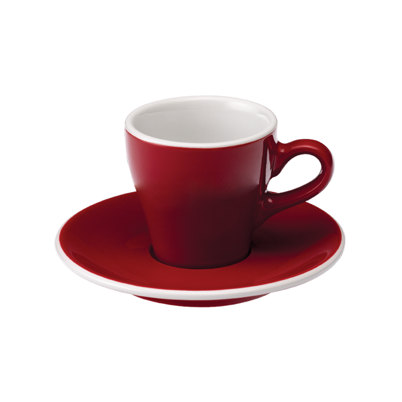 Tulip 80ml Espresso Cup & Saucer