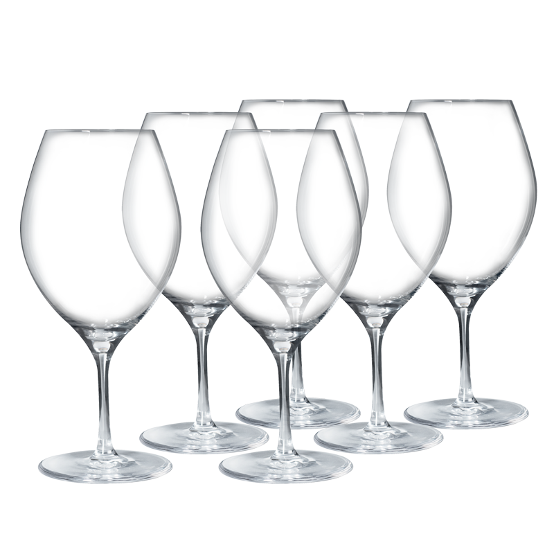 Loveramics, G093-B32B, Urban Glass, Wine, Set of 6 x 300ml Wine Glass, Clear, Freezer Safe