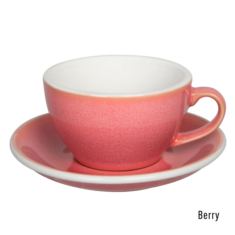 Egg Set of 1 250ml Cappuccino Cup & Saucer (Potters Colours)