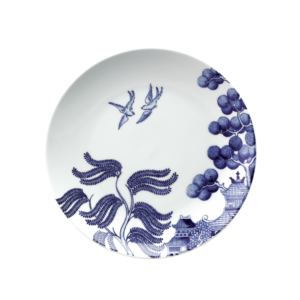 Willow Love Story 21cm Salad Plate (Blue)