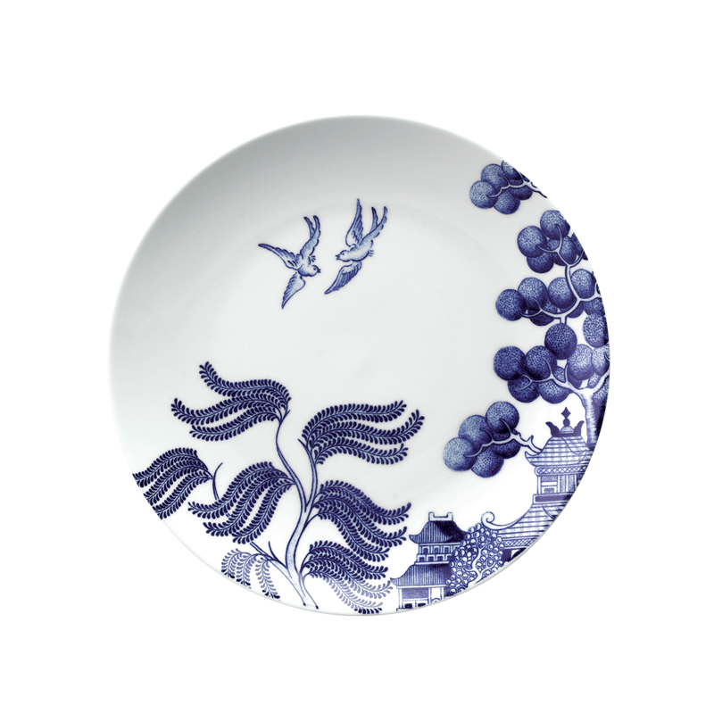 Willow Love Story 21cm Salad Plate (Blue)