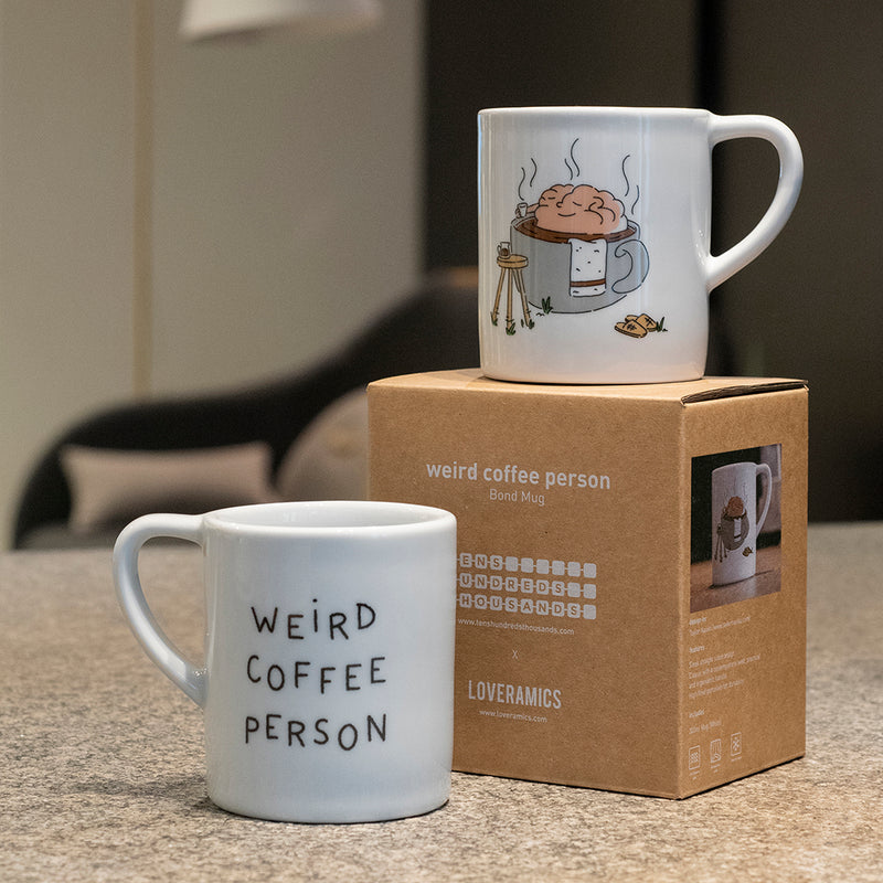 Weird Coffee Person 300ml Mug by TensHundredsThousands